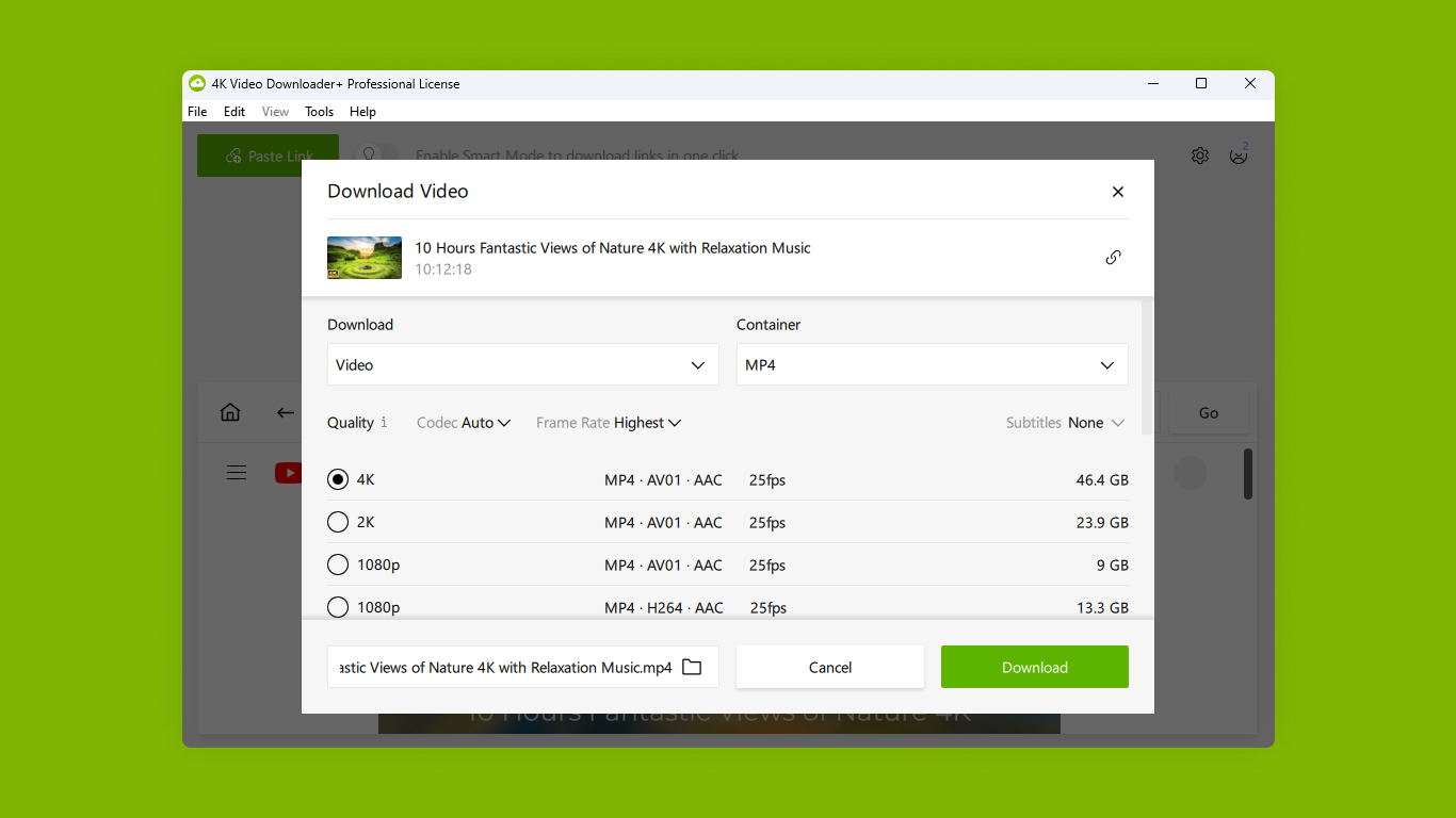 4K Video Downlo4K Video Downloader latest version