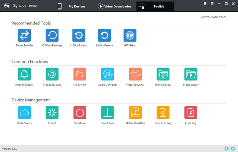 Anvsoft SynciOS Data Recovery latest version